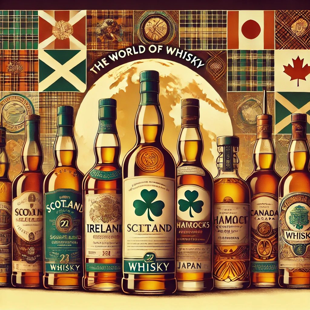 第三課:威士忌的產地與風味特點 - Drunken whisky wine & spirits shop