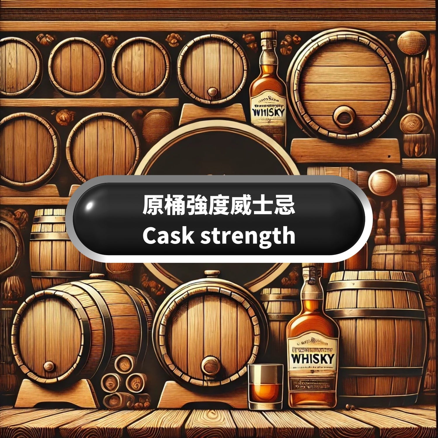 原桶強度威士忌(Cask stength) - Drunken whisky wine & spirits shop