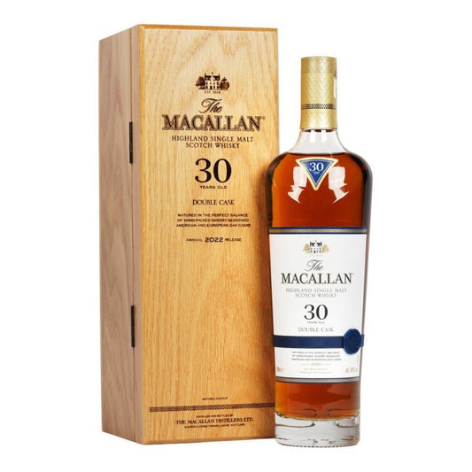 The Macallan Double Cask 30 Year Old Single Malt Scotch Whisky - 700ml (現金價) - Drunken whisky wine & spirits shop